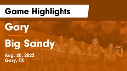 Gary  vs Big Sandy  Game Highlights - Aug. 20, 2022