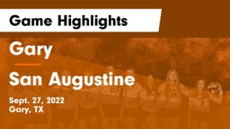 Gary  vs San Augustine Game Highlights - Sept. 27, 2022