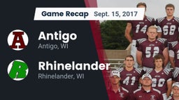 Recap: Antigo  vs. Rhinelander  2017