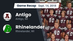 Recap: Antigo  vs. Rhinelander  2018