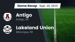 Recap: Antigo  vs. Lakeland Union  2019