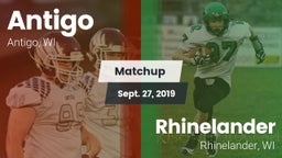 Matchup: Antigo vs. Rhinelander  2019