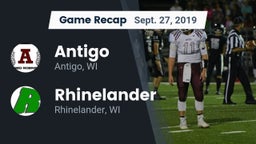 Recap: Antigo  vs. Rhinelander  2019