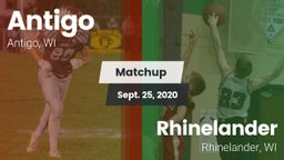 Matchup: Antigo vs. Rhinelander  2020