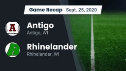 Recap: Antigo  vs. Rhinelander  2020
