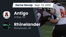 Recap: Antigo  vs. Rhinelander  2022