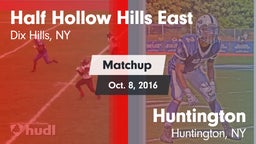 Matchup: Half Hollow Hills E vs. Huntington  2016