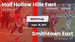 Matchup: Half Hollow Hills E vs. Smithtown East  2017