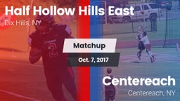 Matchup: Half Hollow Hills E vs. Centereach  2017