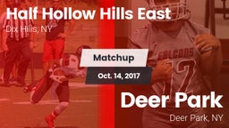 Matchup: Half Hollow Hills E vs. Deer Park  2017