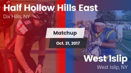 Matchup: Half Hollow Hills E vs. West Islip  2017