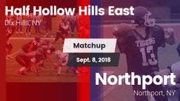 Matchup: Half Hollow Hills E vs. Northport  2018