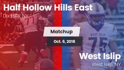 Matchup: Half Hollow Hills E vs. West Islip  2018