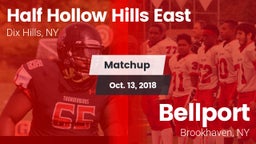 Matchup: Half Hollow Hills E vs. Bellport  2018