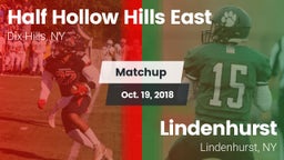 Matchup: Half Hollow Hills E vs. Lindenhurst  2018