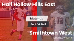 Matchup: Half Hollow Hills E vs. Smithtown West  2019