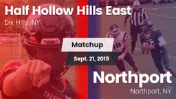 Matchup: Half Hollow Hills E vs. Northport  2019