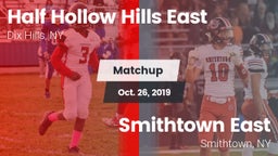 Matchup: Half Hollow Hills E vs. Smithtown East  2019