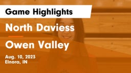 North Daviess  vs Owen Valley  Game Highlights - Aug. 10, 2023