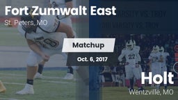 Matchup: Fort Zumwalt East vs. Holt  2017