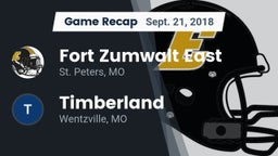 Recap: Fort Zumwalt East  vs. Timberland  2018