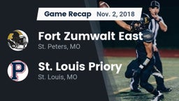 Recap: Fort Zumwalt East  vs. St. Louis Priory  2018