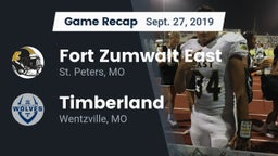Recap: Fort Zumwalt East  vs. Timberland  2019