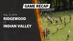 Recap: Ridgewood  vs. Indian Valley  2016