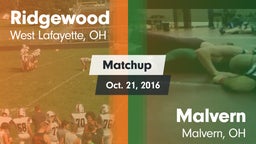 Matchup: Ridgewood vs. Malvern  2016