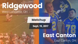 Matchup: Ridgewood vs. East Canton  2017