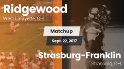 Matchup: Ridgewood vs. Strasburg-Franklin  2017