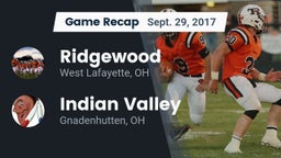 Recap: Ridgewood  vs. Indian Valley  2017