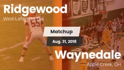 Matchup: Ridgewood vs. Waynedale  2018