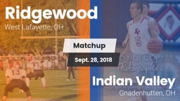 Matchup: Ridgewood vs. Indian Valley  2018