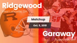 Matchup: Ridgewood vs. Garaway  2018