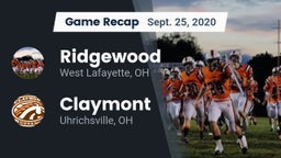 Recap: Ridgewood  vs. Claymont  2020