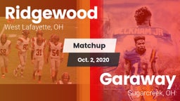 Matchup: Ridgewood vs. Garaway  2020