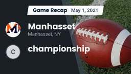 Recap: Manhasset  vs. championship 2021