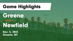 Greene  vs Newfield  Game Highlights - Dec. 5, 2023