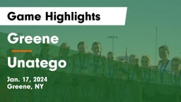 Greene  vs Unatego  Game Highlights - Jan. 17, 2024
