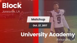 Matchup: Block vs. University Academy 2017