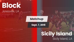 Matchup: Block vs. Sicily Island  2018