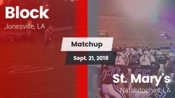 Matchup: Block vs. St. Mary's  2018