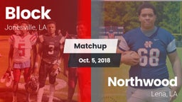 Matchup: Block vs. Northwood   2018