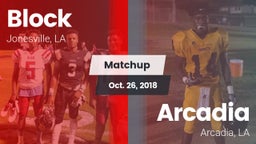Matchup: Block vs. Arcadia  2018