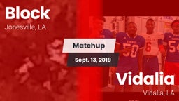 Matchup: Block vs. Vidalia  2019