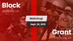 Matchup: Block vs. Grant  2019