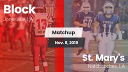 Matchup: Block vs. St. Mary's  2019