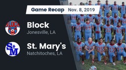 Recap: Block  vs. St. Mary's  2019