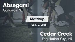 Matchup: Absegami  vs. Cedar Creek  2016